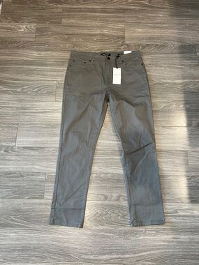 Kenneth Cole Men’s Slim Straight Jeans - Charcoal